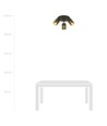 Bronx 3 Premium Sort loftslampe - Ø10 cm, E14, 230V, uden lyskilde