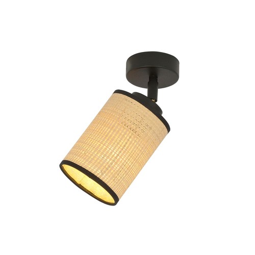 Yoga 1 Sort loftslampe - Ø10 cm, E14, 230V, uden lyskilde