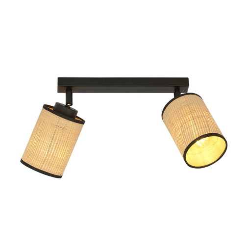 Yoga 2 Sort loftslampe - Ø10 cm, E14, 230V, uden lyskilde