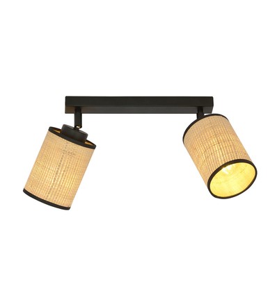 Yoga 2 Sort loftslampe - Ø10 cm, E14, 230V, uden lyskilde