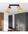 Yoga 2 Sort loftslampe - Ø10 cm, E14, 230V, uden lyskilde