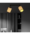 Yoga 2 Sort loftslampe - Ø10 cm, E14, 230V, uden lyskilde
