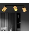 Yoga 3 Sort loftslampe - Ø10 cm, E14, 230V, uden lyskilde