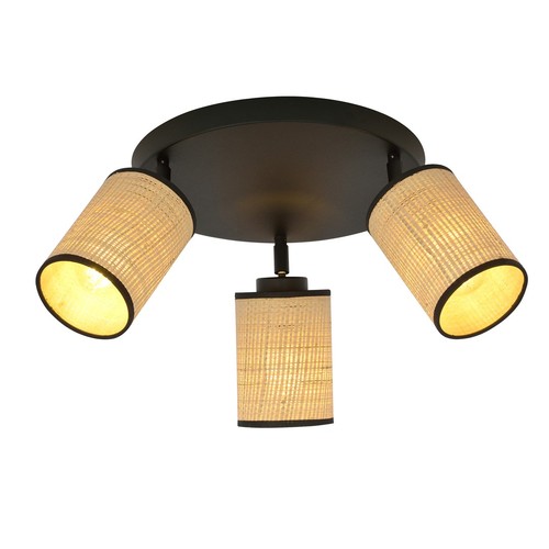 Yoga 3 Premium Sort loftslampe - Ø10 cm, E14, 230V, uden lyskilde
