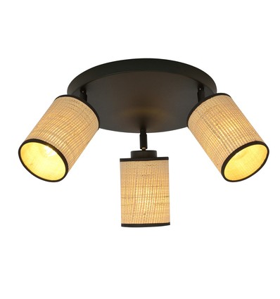 Yoga 3 Premium Sort loftslampe - Ø10 cm, E14, 230V, uden lyskilde