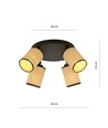Yoga 4 Premium Sort loftslampe - Ø10 cm, E14, 230V, uden lyskilde