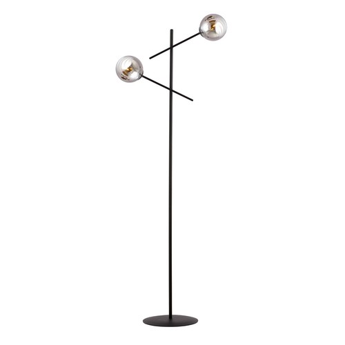 Linear LP2 Sort/Grafit gulvlampe - Ø14 cm, E14, 230V, uden lyskilde