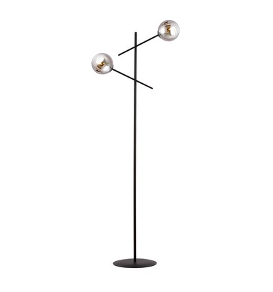 Linear LP2 Sort/Grafit gulvlampe - Ø14 cm, E14, 230V, uden lyskilde