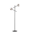 Linear LP2 Sort/Grafit gulvlampe - Ø14 cm, E14, 230V, uden lyskilde