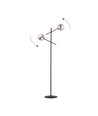 Linear LP2 Sort/Grafit gulvlampe - Ø14 cm, E14, 230V, uden lyskilde