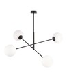 Linear 4 Sort/Opal pendellampe - Ø15 cm, E14, 230V, uden lyskilde
