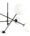 Linear 6 Sort/Opal pendellampe - Ø15 cm, E14, 230V, uden lyskilde