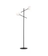 Linear LP2 Sort/Opal gulvlampe - Ø15 cm, E14, 230V, uden lyskilde