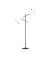 Linear LP2 Sort/Opal gulvlampe - Ø15 cm, E14, 230V, uden lyskilde