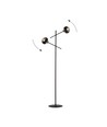 Linear LP2 Sort/Stribe gulvlampe - Ø14 cm, E14, 230V, uden lyskilde