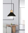 Rowen 1 Sort pendellampe - E27, 230V, uden lyskilde