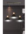 Rowen 3 Sort pendellampe - E27, 230V, uden lyskilde