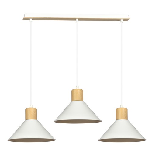 Rowen 3 Hvid pendellampe - E27, 230V, uden lyskilde