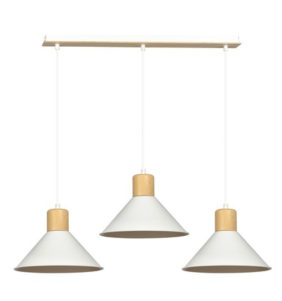 Rowen 3 Hvid pendellampe - E27, 230V, uden lyskilde