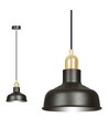 Ibor 1 Sort pendellampe - E27, 230V, uden lyskilde
