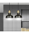 Ibor 2 Sort pendellampe - E27, 230V, uden lyskilde