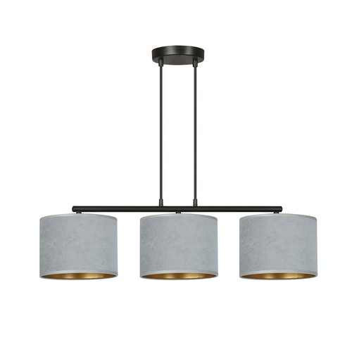 Hilde 3 Sort/Grå pendellampe - Ø20 cm, E27, 230V, uden lyskilde