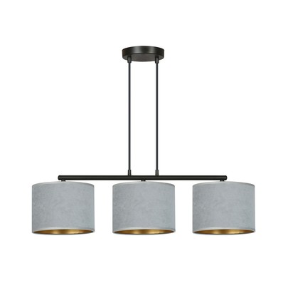 Hilde 3 Sort/Grå pendellampe - Ø20 cm, E27, 230V, uden lyskilde