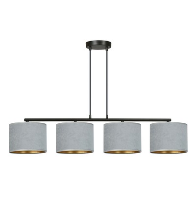 Hilde 4 Sort/Grå pendellampe - Ø20 cm, E27, 230V, uden lyskilde