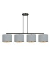 Hilde 4 Sort/Grå pendellampe - Ø20 cm, E27, 230V, uden lyskilde