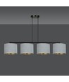 Hilde 4 Sort/Grå pendellampe - Ø20 cm, E27, 230V, uden lyskilde