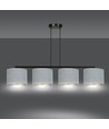 Hilde 4 Sort/Grå pendellampe - Ø20 cm, E27, 230V, uden lyskilde