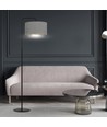 Hilde LP1 Sort/Grå gulvlampe - Ø35 cm, E27, 230V, uden lyskilde