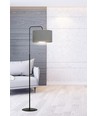 Hilde LP1 Sort/Grå gulvlampe - Ø35 cm, E27, 230V, uden lyskilde