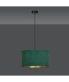 Hilde 1 Sort/Grøn pendellampe - Ø35 cm, E27, 230V, uden lyskilde