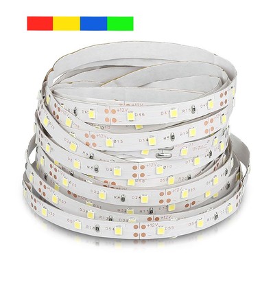 5m 3,6W/m LED strip - 60 LED pr. meter, vælg kulør
