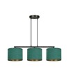 Hilde 3 Sort/Grøn pendellampe - Ø20 cm, E27, 230V, uden lyskilde