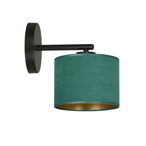 Hilde K1 Sort/Grøn væglampe - Ø20 cm, E27, 230V, uden lyskilde