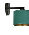 Hilde K1 Sort/Grøn væglampe - Ø20 cm, E27, 230V, uden lyskilde