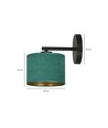 Hilde K1 Sort/Grøn væglampe - Ø20 cm, E27, 230V, uden lyskilde
