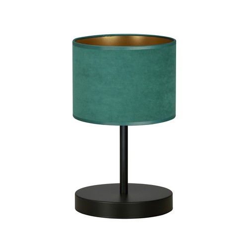 Hilde LN1 Sort/Grøn bordlampe - Ø20 cm, E27, 230V, uden lyskilde