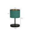 Hilde LN1 Sort/Grøn bordlampe - Ø20 cm, E27, 230V, uden lyskilde