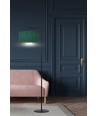 Hilde LP1 Sort/Grøn gulvlampe - Ø35 cm, E27, 230V, uden lyskilde