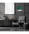 Hilde LP1 Sort/Grøn gulvlampe - Ø35 cm, E27, 230V, uden lyskilde
