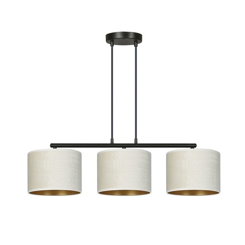 Hilde 3 Sort/Hvid pendellampe - Ø20 cm, E27, 230V, uden lyskilde