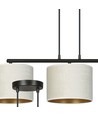 Hilde 3 Sort/Hvid pendellampe - Ø20 cm, E27, 230V, uden lyskilde