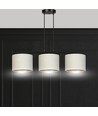 Hilde 3 Sort/Hvid pendellampe - Ø20 cm, E27, 230V, uden lyskilde