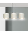 Hilde 3 Sort/Hvid pendellampe - Ø20 cm, E27, 230V, uden lyskilde