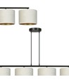 Hilde 4 Sort/Hvid pendellampe - Ø20 cm, E27, 230V, uden lyskilde