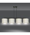 Hilde 4 Sort/Hvid pendellampe - Ø20 cm, E27, 230V, uden lyskilde