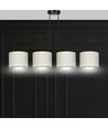 Hilde 4 Sort/Hvid pendellampe - Ø20 cm, E27, 230V, uden lyskilde